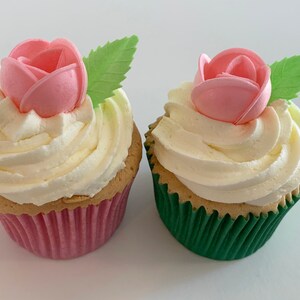 Pink Edible Wafer 3D Roses- Made in the UK! - Etsy