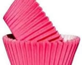 Cupcake Cases- Cerise. High quality cake cases that won't fade or stick to the cakes!