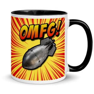 ¡OMFG! Comic Pop Art Bomba Atómica 11oz. Jarro