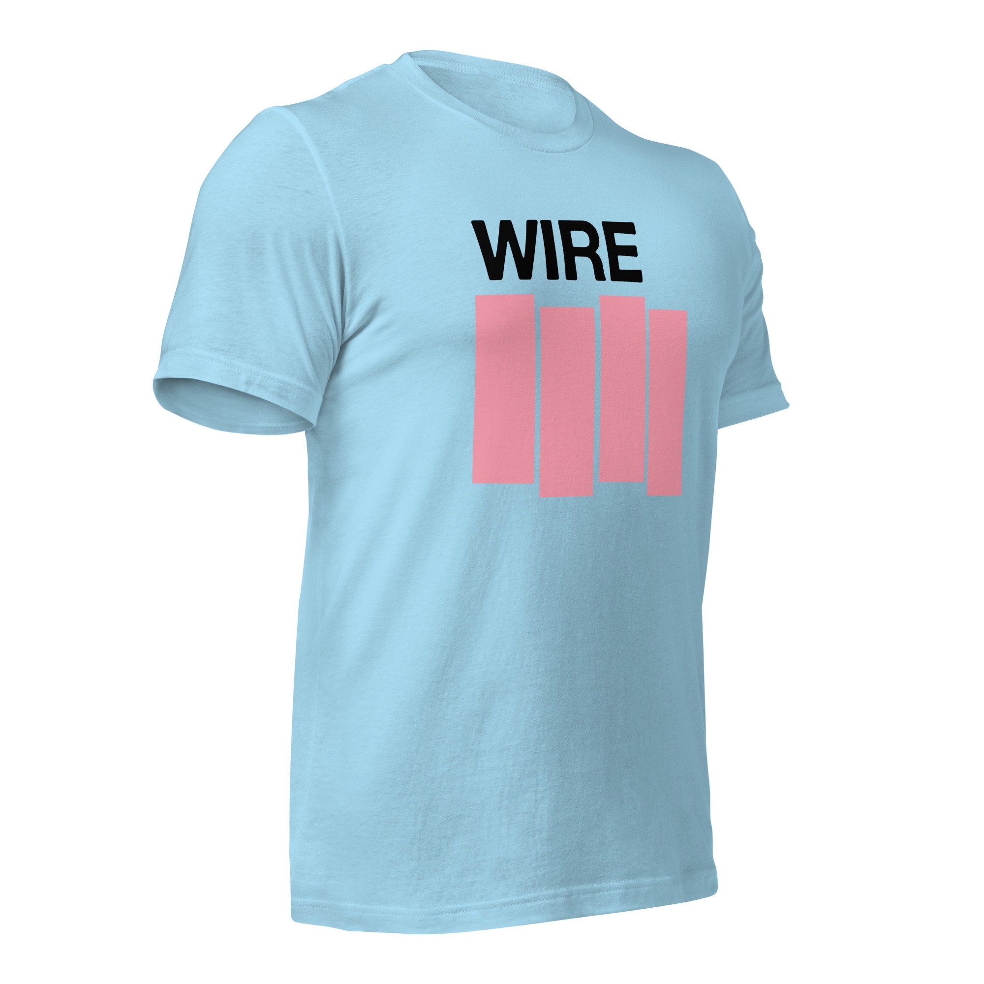 Wire pink store flag shirt