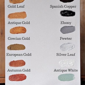 Amaco Rub’n buff rub’nbuff rub ‘n buff tubes of wax paint used for antiquing, gilding, arts and crafts and DIY projects at home. Metallic paint in Grecian gold, pewter, Ebony, autumn gold, gold leaf, European gold, Spanish copper, antique gold