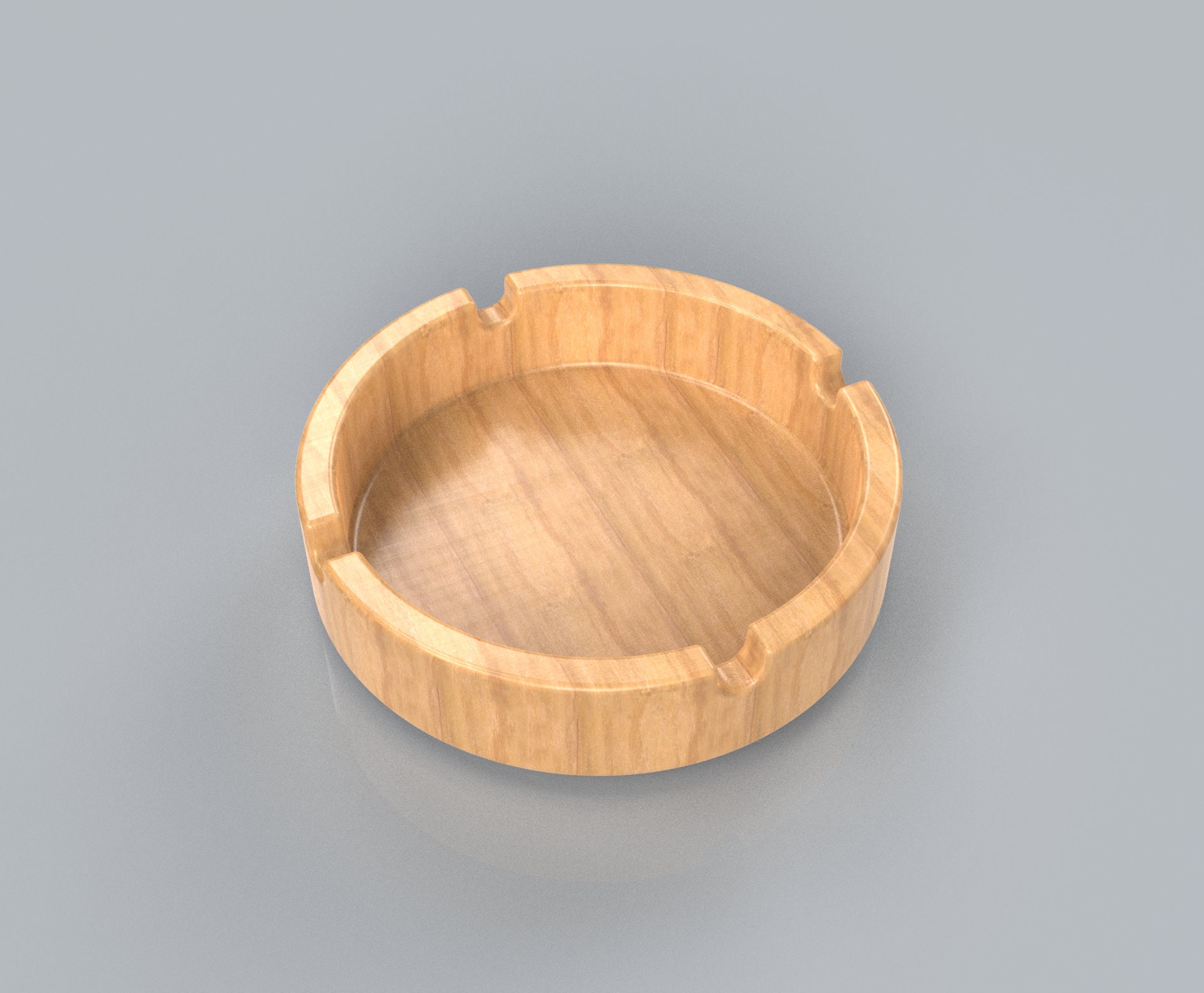 Ashtray 3D CAD Files Stl Step CNC Cut Files 3D Printing Ashtray