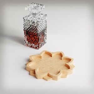 Modern Tray Serving Tray CNC Files for Wood (svg, dxf, pdf, eps, ai, stl)