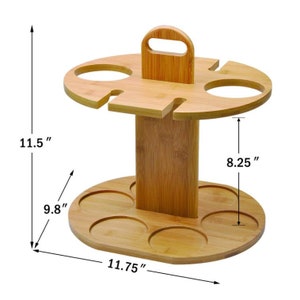 Wine Holder - CNC Files for Wood (svg, dxf, pdf, eps, ai, stl) image 3