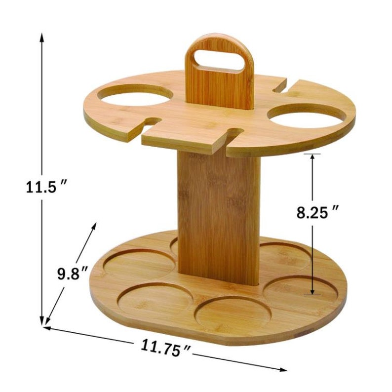 Wine Holder - CNC Files for Wood (svg, dxf, pdf, eps, ai, stl) image 3