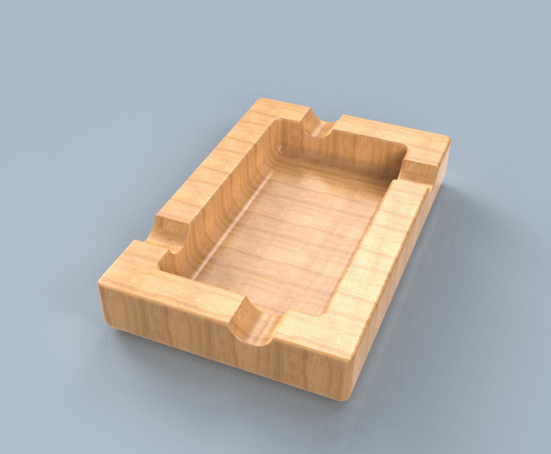 Ashtray 3D CAD Files Stl Step CNC Cut Files 3D Printing Ashtray