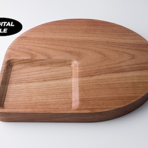 Serving Tray V2 - CNC Files for Wood (svg, dxf, pdf, eps, ai, stl)