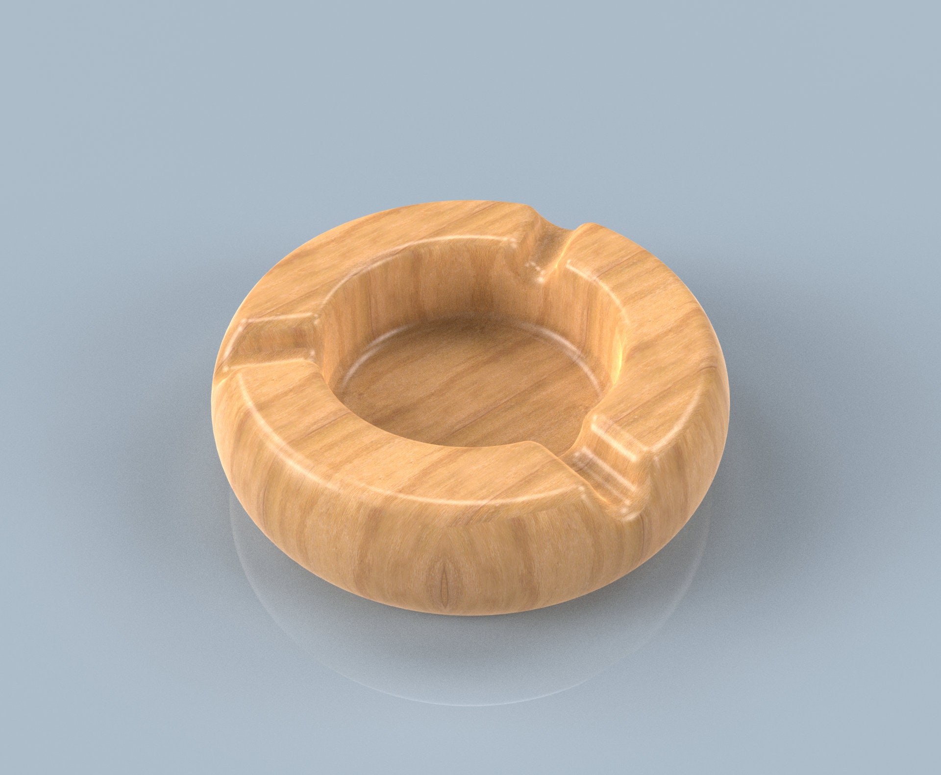 Ashtray 3D CAD Files Stl Step CNC Cut Files 3D Printing Ashtray