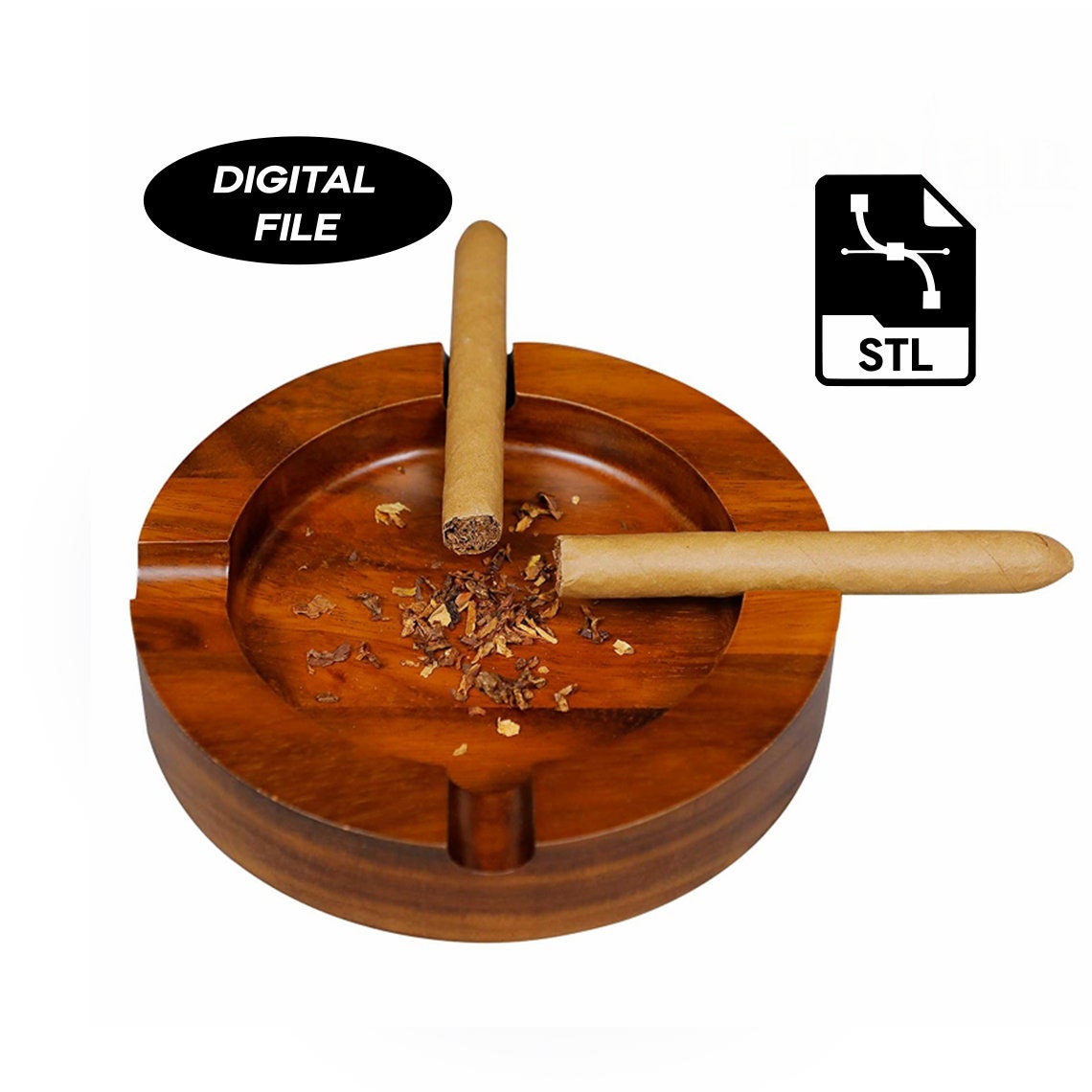 Wood Cigar Ashtray Plans