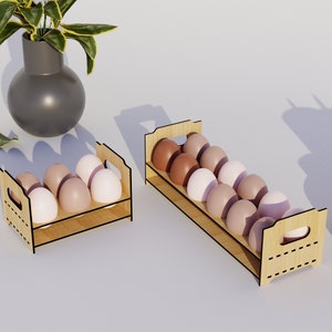 Egg Holder - Laser cut files - CNC Files for Wood (svg, dxf, pdf, eps, ai)