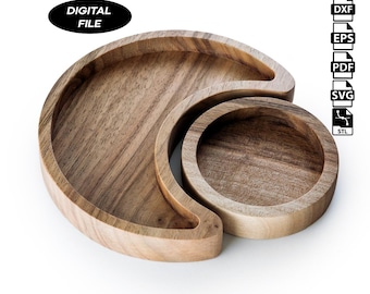Jewelry tray - CNC Files for Wood (svg, dxf, pdf, eps, ai, stl)