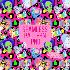Sweary Frank Seamless Pattern