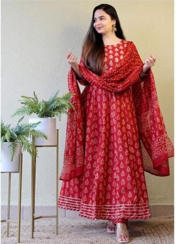 Indian Dress for Woman Flair Kurti Pant 