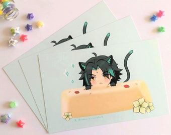 Genshin Impact Xiao Almond Tofu Pearlescent Print
