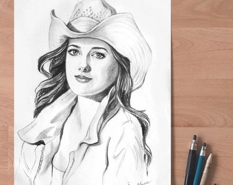 Sketch From Photo Charcoal Drawing Portrait From Photo Original Art Hand drawn Realistic Drawing Custom Commission Realistic Portrait