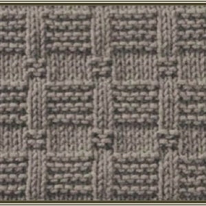 Knitting Pattern Easy Knit Baby Blanket in Aran or DK Yarn in 3 sizes. Downliadable pdf in ENGLISH only,