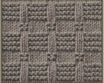 Knitting Pattern Easy Knit Baby Blanket in Chunky or Aran Yarn in 3 sizes. Downliadable pdf in ENGLISH only,