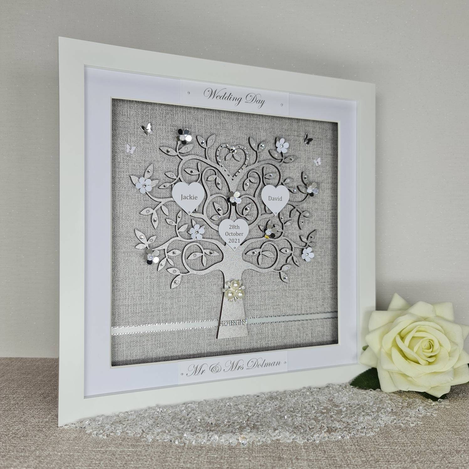 Wedding Photo Frame Wedding Gift Wedding Frame Wedding Box Etsy UK