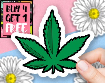 Psychedelic Weed Leaf Sticker Hippie Hemp 420 Cannabis Laptop Decal Skateboard Psychedelic Weed Leaf Sticker Hippie Hemp 420 Cannabis Laptop Decal Skateboard