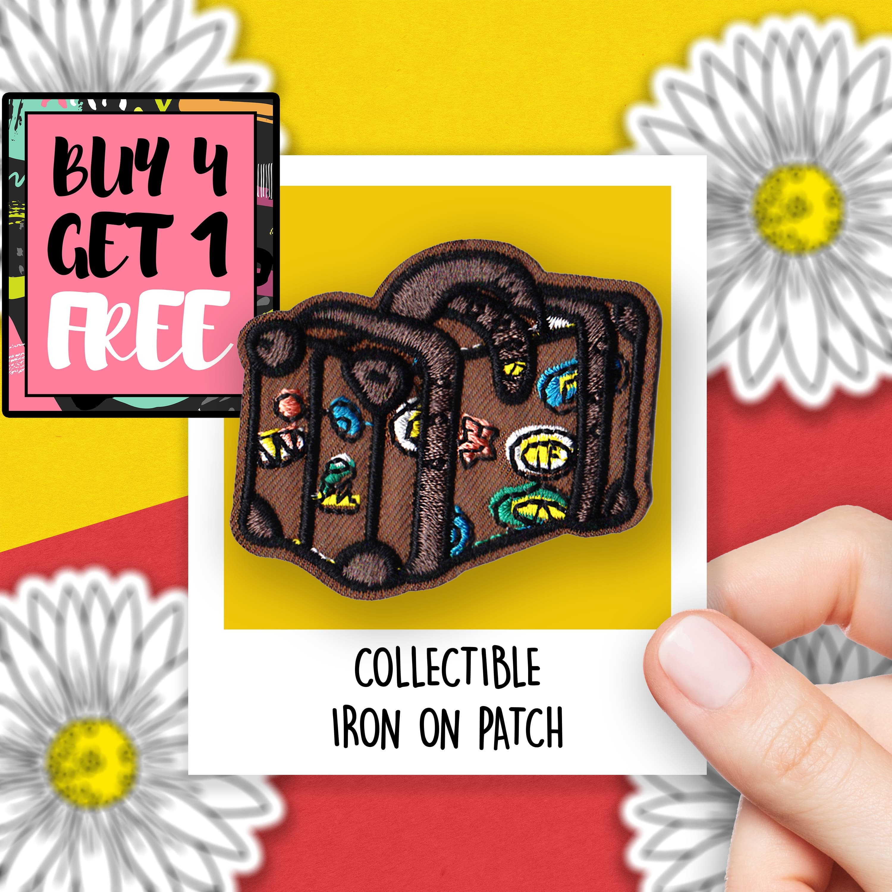 Luggage Adventure Patch Travel Souvenir Patches Embroidered Etsy