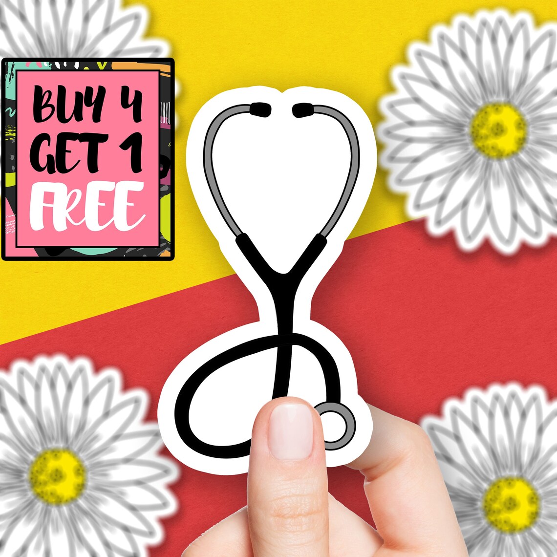 Stethoscope Sticker Emoji Sticker Symbol Heart Stickers Laptop Etsy