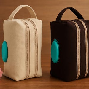 Handmade baby wipe and diaper pouch