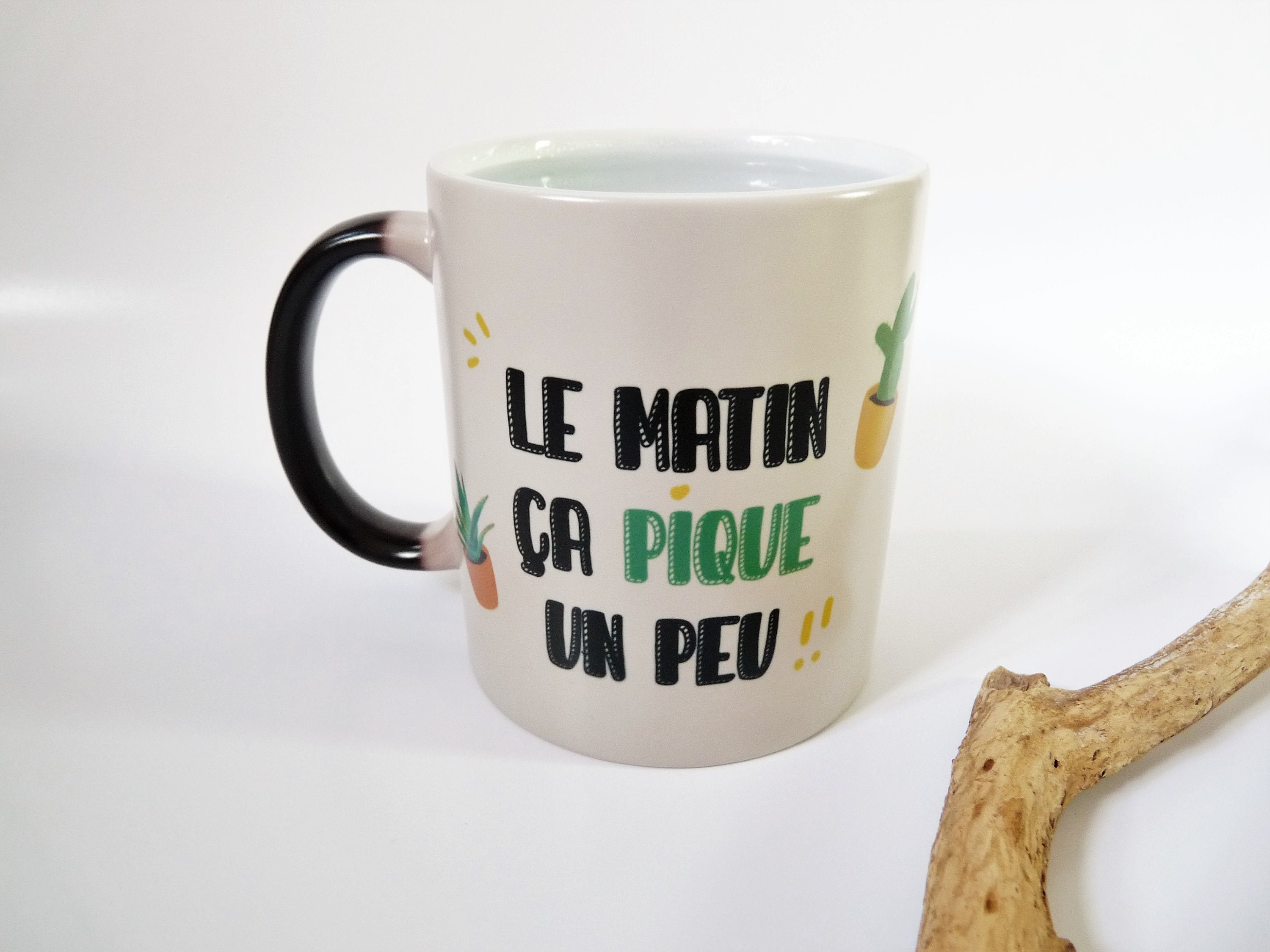 Le Petit Chat De Nade Magic Mug With a Funny Message Handmade Ceramic Mug - Etsy