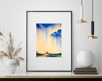 ART PRINT, Landscape Art, Minimalist Art