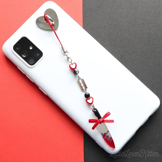 Yandere Themed, Yuno Gasai Inspired, Gurokawa Aesthetic, Mirai Nikki Anime Inspired Phone Charm