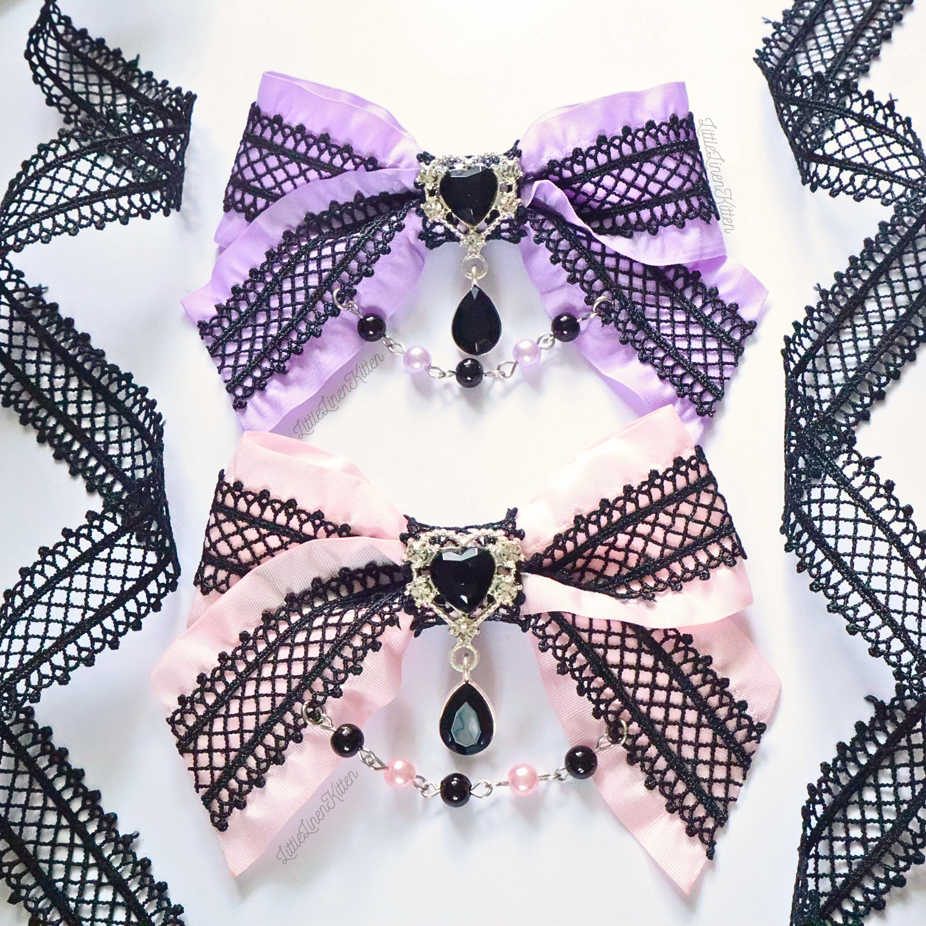 Jirai Kei Bow Brooch - Etsy