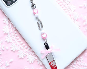 Yandere Yuno Gasai Inspired Anime Phone Charm | Morute, Cutegore