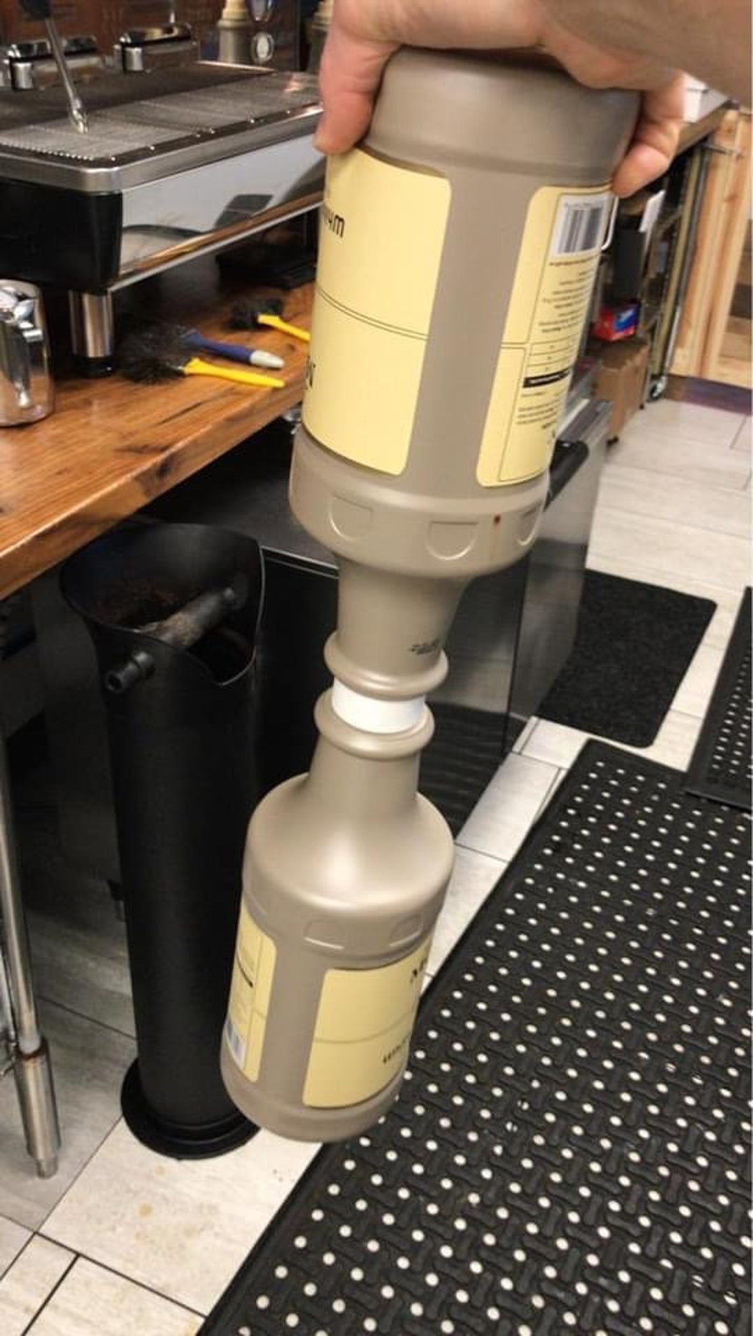 Chocolate Sauce Bottle Coupler Etsy