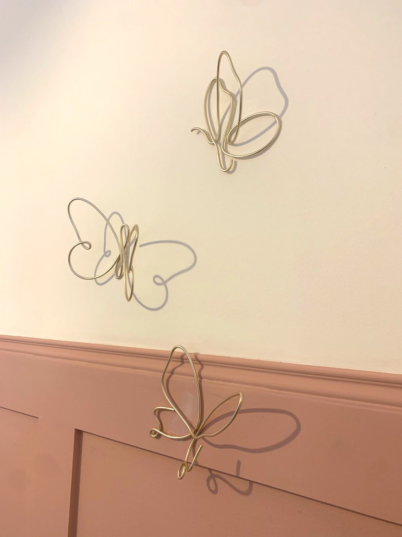 Butterfly 3D Wall Art Set Adorable Nursery Decor & Girls' Room Gift