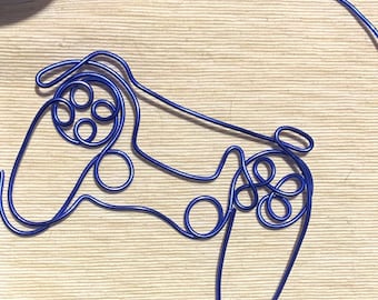 Wire Game Controller Art - Gamer Raum Dekor