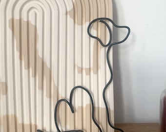 Dog Wire Art – Labrador Shelf Decor, Wall Accent