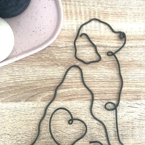 Choose your own dog breed - Dog Wire Art - Wire Words - Shelf Decor - Wall Decor - Gift Idea - Dog Lover - Pet Lover