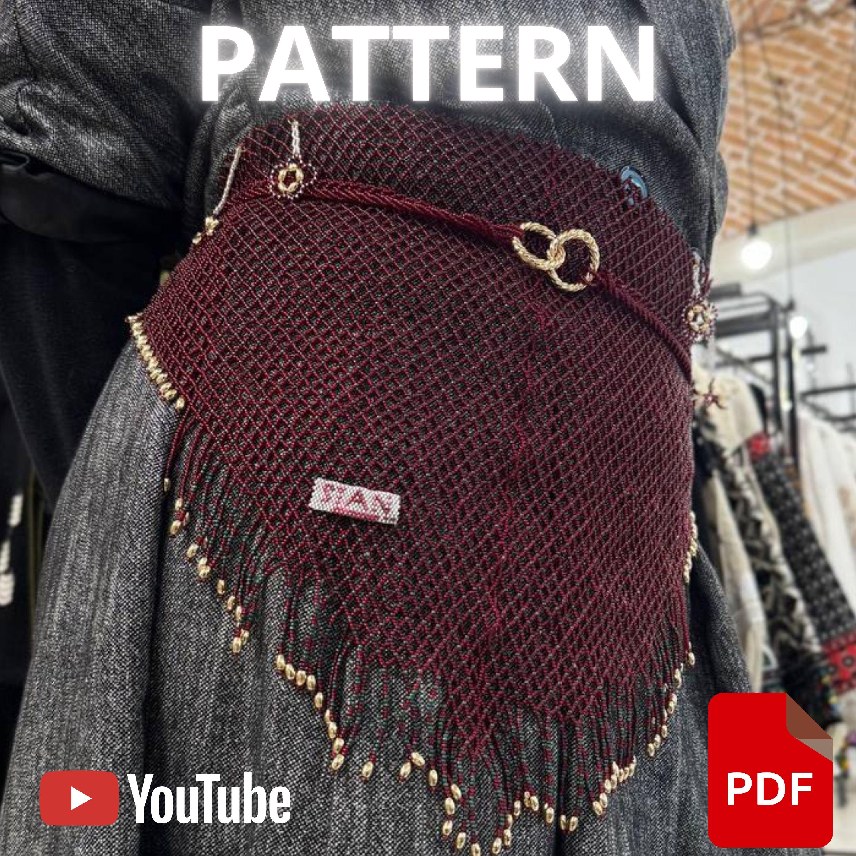 Beaded belt or scarf with tassels Royal Silk Tassel Belt - Tribe Nawaar main image 2