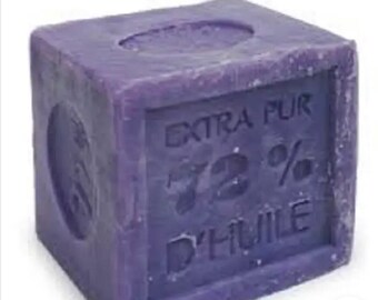 Savon de Marseille Large Soap Cube | Jasmine Soap | English Lavender Soap | Honey French Soap | Natural Soap | Gentle Handcrafted Soap