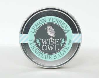 Lemon Verbena Wise Owl Furniture Salve | Wax | Leather Balm | Wood Balm