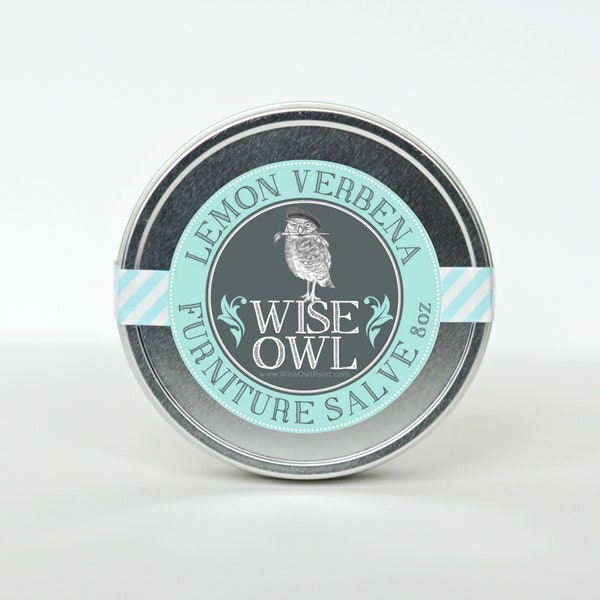 Lemon Verbena Wise Owl Furniture Salve | Wax | Leather Balm | Wood Balm