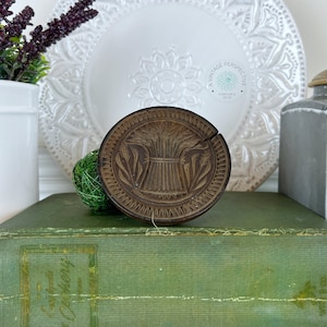 Butter Mold Antique Pineapple and Leaf Design Beautiful