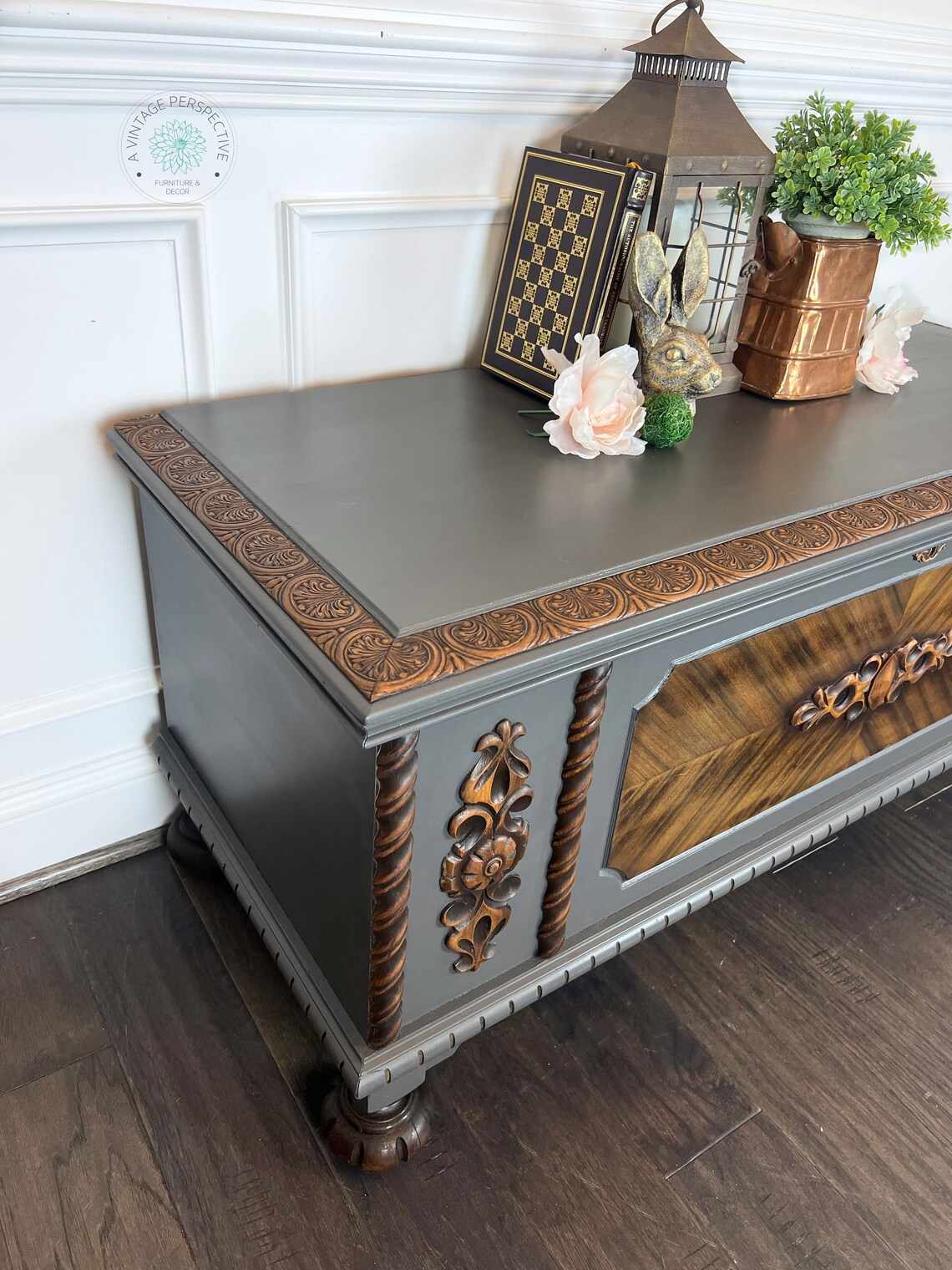 Antique Cedar Chest Storage Chest Vintage Cedar Chest Etsy