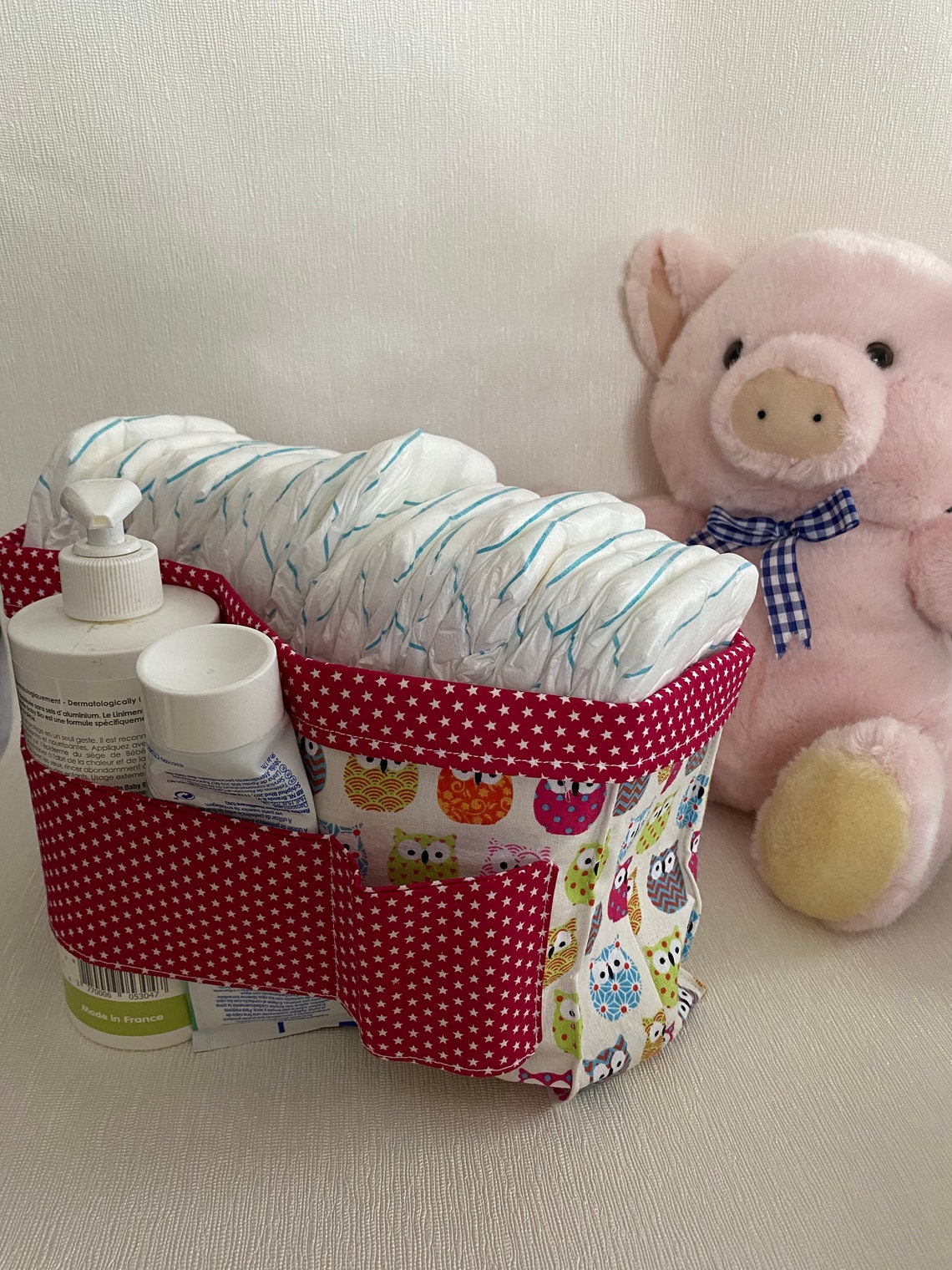 Diaper baskets small or large basket Etsy