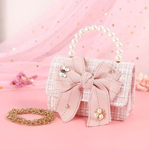 Personalized Boutique Girl Crossbag, Little Girl Gift, Girls Handbag, Toddler Purse, Flower Girl Purse, Birthday Gift for Girls