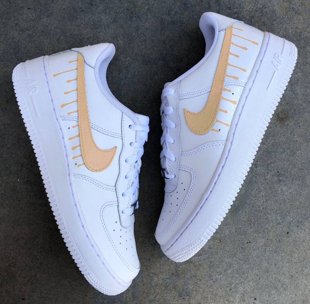 Nike Air force 1 custom air force tick drip af1 available | Etsy