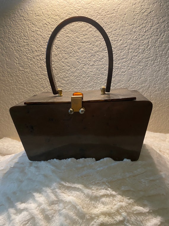 Vintage Lucite woman's purse from the 50's - image 1