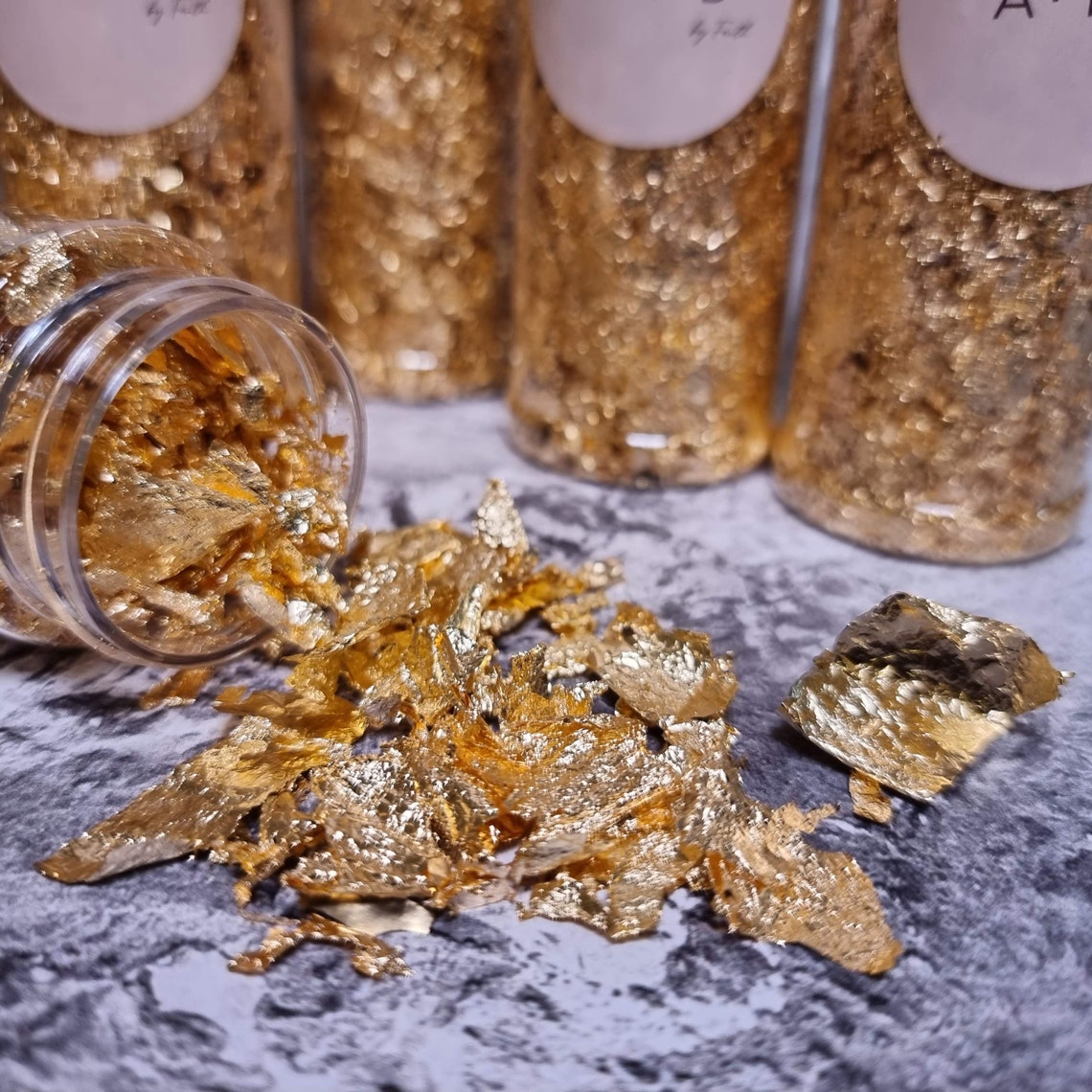 Edible Grade Genuine Gold Leaf Flakes 2g 24K Gold leaf Etsy