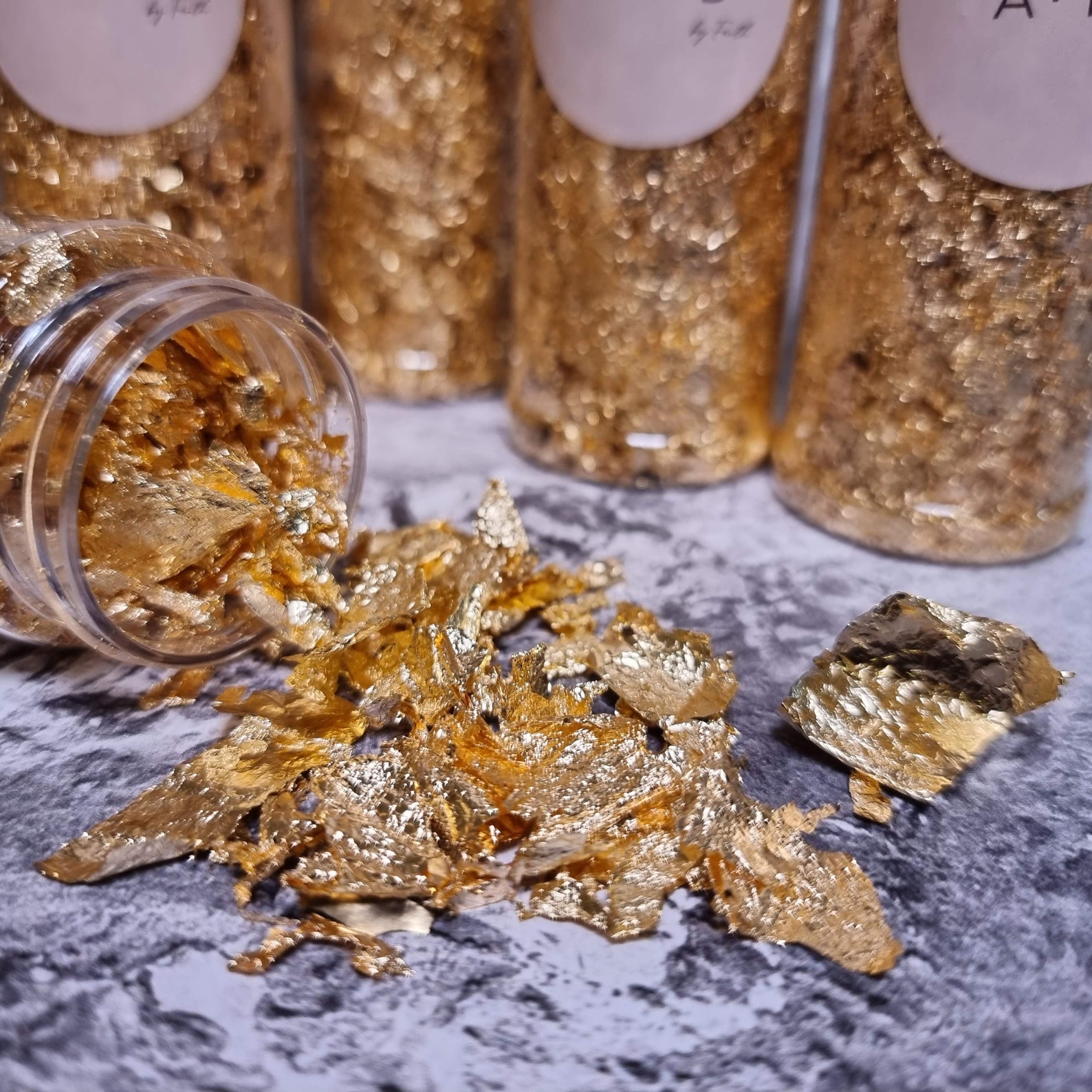 Edible Grade Genuine Gold Leaf Flakes 2g 24K Gold leaf | Etsy