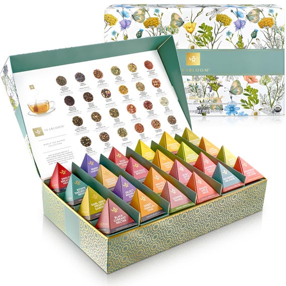 Tasting Assortment Pyramid Tea Chest