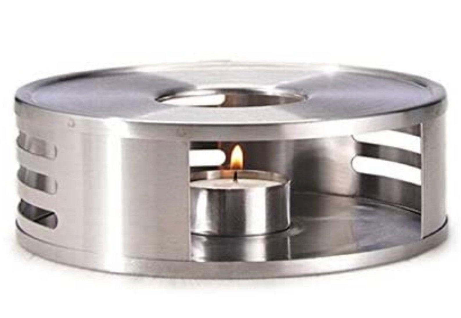 Teabloom Modern Tea Trivet/tea Warmer Stainless Steel Trivet Etsy